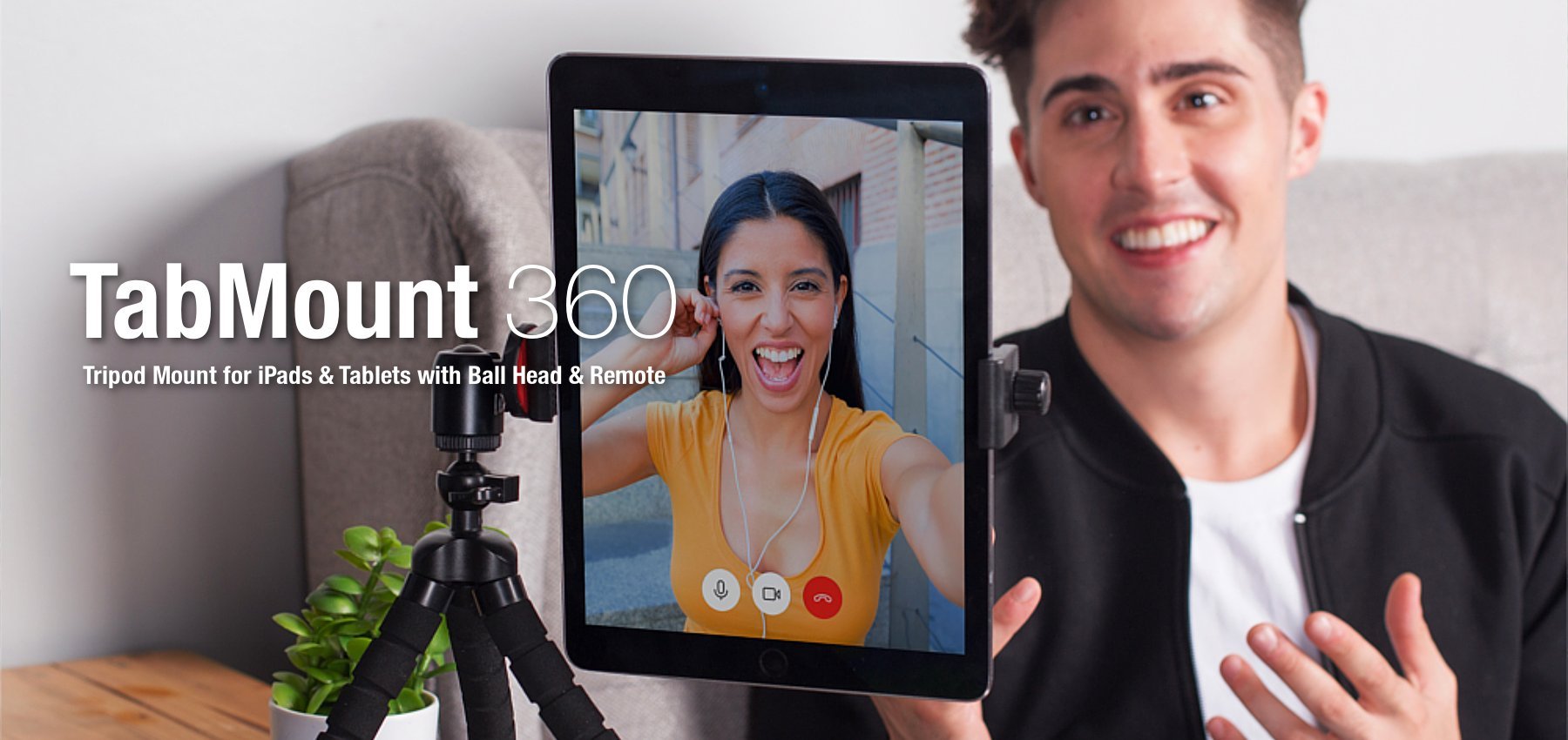 TabMount 360 iPad Tripod Mount + Remote – KobraTech